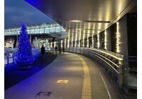 岐阜駅イルミネーション工事